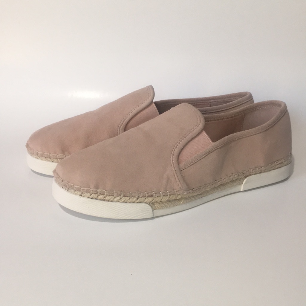 Vince Camuto Pink Leather Slip On, 9.5